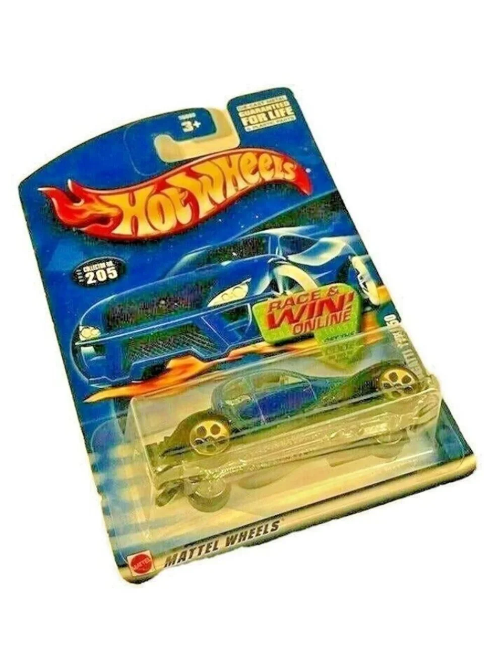 Vintage Die Cast Hot Wheels 2001 1932 Bugatti Type 50 Car Collector No 205 Blue